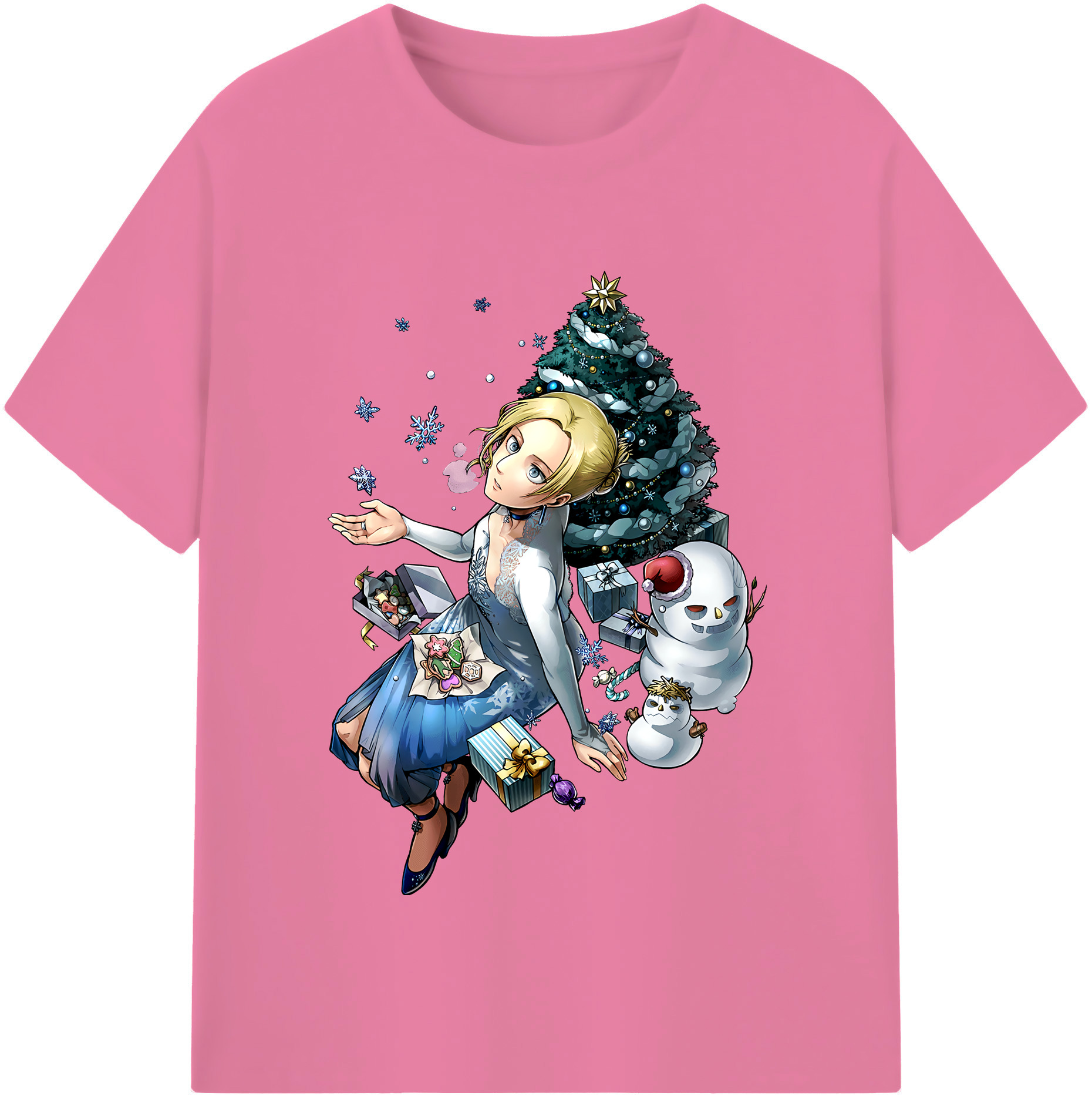 （画像用） 進撃の巨人 アニ・レオンハート Attack on Titan Annie Leonhart 綿100％半袖Tシャツ（フロントプリント）